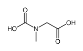 Glycine, N-carboxy-N-methyl Structure