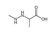 Propionic acid, 2-(2-methylhydrazino)- (7CI)结构式