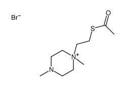 S-[2-(1,4-dimethylpiperazin-1-ium-1-yl)ethyl] ethanethioate,bromide结构式