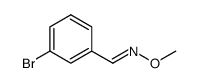 3-bromobenzaldehyde O-methyloxime Structure