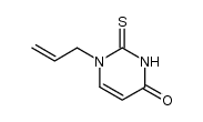 1-allyl-2-thioxopyrimidin-4(1H,3H)-one结构式