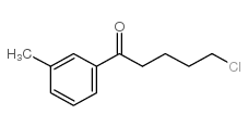 5-CHLORO-1-(3-METHYLPHENYL)-1-OXOPENTANE结构式