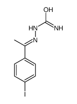 [1-(4-iodophenyl)ethylideneamino]urea结构式