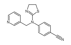 4-[4,5-dihydro-1,3-thiazol-2-yl(pyridin-3-ylmethyl)amino]benzonitrile结构式