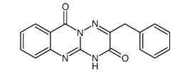 2-benzyl-5H-[1,2,4]triazino[3,2-b]quinazoline-3,10-dione结构式