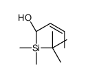 (1S)-1-[tert-butyl(dimethyl)silyl]but-2-en-1-ol结构式