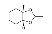 Cyclohexane,1,2-(ethylidenedioxy)-1-methyl- (7CI) Structure