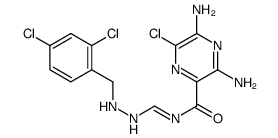 2',4'-dichlorobenzamil amiloride结构式