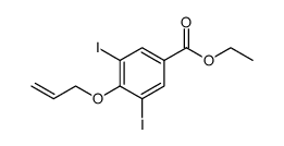 ETHYL 4-(ALLYLOXY)-3,5-DIIODOBENZOATE structure