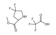 (2S)-4,4-二氟吡咯烷-2-羧酸甲酯 三氟乙酸图片