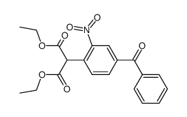 diethyl 2-nitro-4-benzoylphenylmalonate Structure