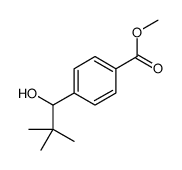 methyl 4-(1-hydroxy-2,2-dimethylpropyl)benzoate结构式