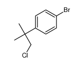 1-bromo-4-(1-chloro-2-methylpropan-2-yl)benzene结构式