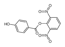 2,6-dinitrophenyl 4-hydroxybenzoate Structure