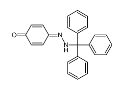 4-(tritylhydrazinylidene)cyclohexa-2,5-dien-1-one结构式
