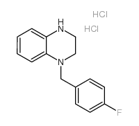 4-[(4-fluorophenyl)methyl]-2,3-dihydro-1H-quinoxaline Structure