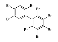 1,2,3,4,5-pentabromo-6-(2,4,5-tribromophenyl)benzene结构式