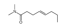 N,N-dimethyloct-4-enamide Structure