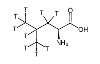 LEUCINE, L-[3,4,5-3H(N)]- Structure