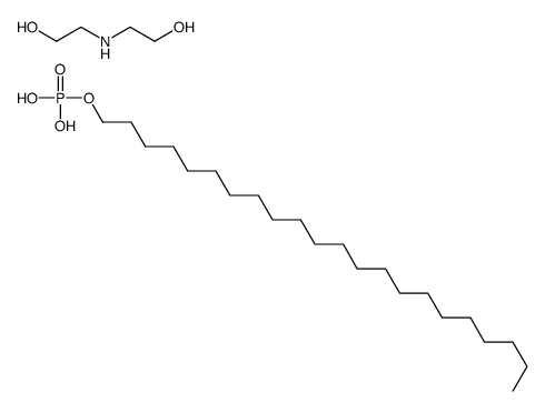 docosyl dihydrogen phosphate,2-(2-hydroxyethylamino)ethanol结构式