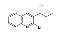 1-(2-bromo-quinolin-3-yl)-propan-1-ol结构式
