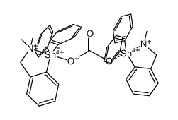 bis([2-(N,N-dimethylaminomethyl)phenyl]diphenyltin(IV)) carbonate结构式