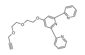 4'-(4,7,10-trioxadec-1-yn-10-yl)-2,2':6',2''-terpyridine Structure