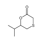 1,4-Oxathian-2-one,6-(1-methylethyl)-(9CI) structure