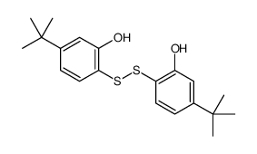 2,2'-dithiobis[5-(1,1-dimethylethyl)phenol]结构式