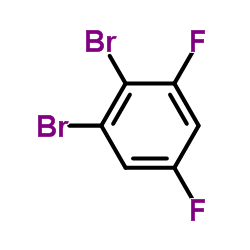 1,2-DIBROMO-3,5-DIFLUOROBENZENE结构式