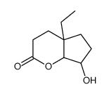 4a-ethyl-7-hydroxy-3,4,5,6,7,7a-hexahydrocyclopenta[b]pyran-2-one Structure
