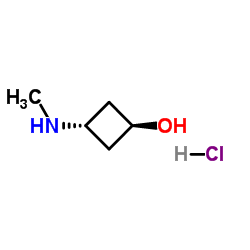 (1s,3s)-3-(Methylamino)cyclobutan-1-ol结构式