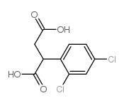 2-(2,4-二氯苯基)琥珀酸结构式