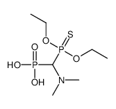 [diethoxyphosphinothioyl(dimethylamino)methyl]phosphonic acid Structure