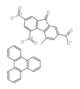 5-iodo-2,4,7-trinitro-fluoren-9-one; triphenylene Structure