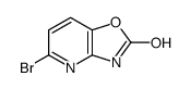 5-溴-3H-恶唑并[4,5-b]吡啶-2-酮结构式