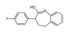 3-(4-fluorophenyl)-1,3,4,5-tetrahydro-1-benzazepin-2-one Structure