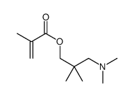3-(dimethylamino)-2,2-dimethylpropyl methacrylate结构式