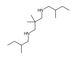 2,2-dimethyl-N,N'-bis(2-methylbutyl)propane-1,3-diamine结构式