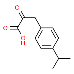 BENZENEPROPANOIC ACID, 4-(1-METHYLETHYL)-.ALPHA.-OXO- Structure