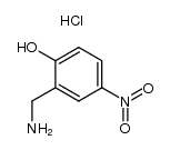2-aminomethyl-4-nitro-phenol, hydrochloride结构式
