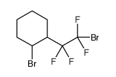 1-bromo-2-(2-bromo-1,1,2,2-tetrafluoroethyl)cyclohexane Structure