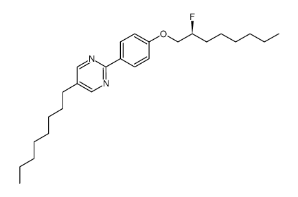 2-[4-((S)-2-Fluoro-octyloxy)-phenyl]-5-octyl-pyrimidine Structure