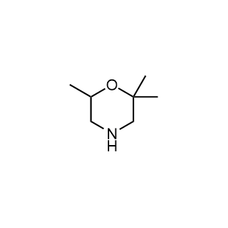 2,2,6-Trimethylmorpholine Structure