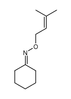 cyclohexanone oxime prenyl ether Structure