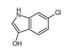 6-chloro-1H-indol-3-ol结构式