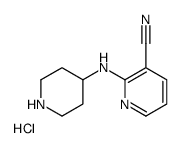 2-(Piperidin-4-ylamino)-nicotinonitrile hydrochloride structure