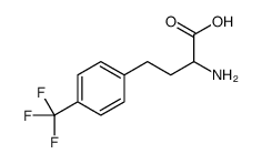 2-amino-4-[4-(trifluoromethyl)phenyl]butanoic acid结构式