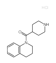 3,4-Dihydro-1(2H)-quinolinyl(4-piperidinyl)-methanone hydrochloride结构式