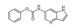 (1H-pyrrolo[3,2-b]pyridin-6-yl)-carbamic acid phenyl ester Structure